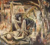 Albert Bloch, Ultimate Night, 1940, Oil on canvas