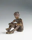 Renée Sintenis, Sitzender Knabe mit Schalmei