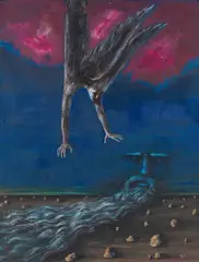 Ikarus by Edgar Ende, 1955, Oil on canvas, sold Jun 2010