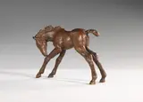 Sich leckendes Fohlen by Renée Sintenis, 1928, Bronze, sold Jun 2010