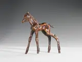 Neugeborenes Fohlen by Renée Sintenis, 1933, Bronze, sold Jun 2010