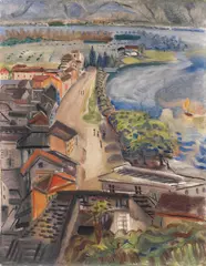 Ascona by Max Ackermann, 1930, Oil on canvas, sold Jun 2010
