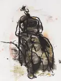 Emil Schumacher, G-30(a)/1984, 1984, Charcoal