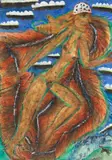 Herbert Achternbusch, Besuch aus München 47, 1991, Gouache