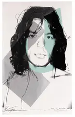 Andy Warhol, Mick Jagger, 1975, Silkscreen in colours