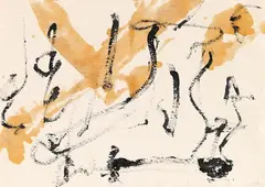 Antoni Tàpies, Peu de tinta, 1982, India Ink