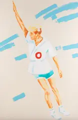 Norbert Bisky, Vorwärts den Blick, 2001, Oil