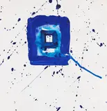 Sam Francis, Blue Frame, 1976, Acrylic