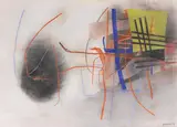 Fritz Winter, Grünes Rechteck, 1952, Oil