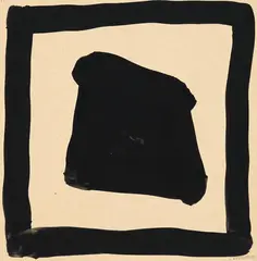 Black Gouache by Sol LeWitt, 1991, Gouache, sold Apr 2010