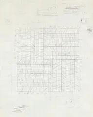 Perforation, Konstruktion by Hanne Darboven, 1966, Pencil, sold Apr 2010