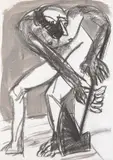 Rainer Fetting, Mann mit Axt