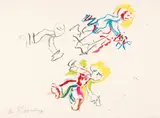 Willem de Kooning, For Lisa, 1984, Lithograph in colours