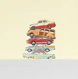 Jeremy Dickinson, Junkyard Stack with De Soto Firefly, 2000, Oil