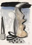Markus Lüpertz, Ohne Titel, 1980, Watercolour