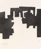 Eduardo Chillida, Agindu I, 1969, Radierung auf Japan