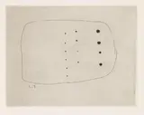 Lucio Fontana, Untitled, 1962, Etching