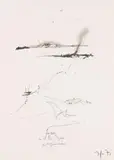 Fjord by Horst Janssen, 1971, Pencil, sold Apr 2010