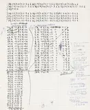 Hanne Darboven, Konstruktionen - Abläufe, 1966, India Ink