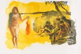 Eric Fischl, Rays, 1989, Etching