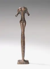 Hüllenstatuette by Lothar Fischer, 1973, Bronze, sold Apr 2010