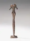 Lothar Fischer, Hüllenstatuette, 1973, Bronze