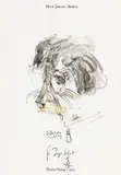 Selbst als Cluny by Horst Janssen, 1977, India Ink, sold Apr 2010