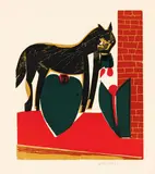 Die Tulpen by HAP Grieshaber, 1964, Woodcut in colours, sold Apr 2010