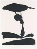 Aus: Africa Suite by Robert Motherwell, 1970, Silkscreen in colours, sold Apr 2010