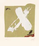Ohne Titel by Antoni Tàpies, 1976, Lithograph in colours, sold Apr 2010