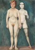 Otto Griebel, Zwei Frauen, 1924, Watercolour