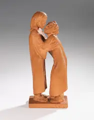 Ernst Barlach, Das Wiedersehen (Christus und Thomas), 1926, Plaster