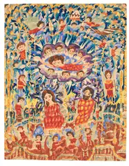 Paul Goesch, Der Himmelschor, 1920, Watercolour