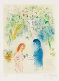Marc Chagall, Daphnis und Chloé, 1961, Lithograph in colours