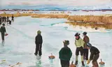Arnold Balwé, Curling auf dem Chiemsee