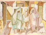 Eduard Bargheer, In der Oase