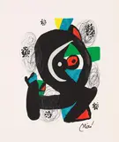 La Mélodie acide by Joan Miró, 1980, Lithograph in colours, sold Apr 2010