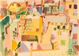 Ohne Titel by Eduard Bargheer, 1954, Watercolour, sold Apr 2010