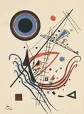 Wassily Kandinsky, Lithographie "Blau", 1922, Lithograph in colours