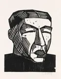 Mutter by Karl Schmidt-Rottluff, 1916, Woodcut, sold Apr 2010