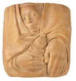 Käthe Kollwitz, Ruht im Frieden seiner Hände, 1935, Plaster