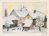 Otto Dix, Dorf im Schnee