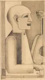 Gottfried Brockmann, Mann in Halbfigur nach rechts