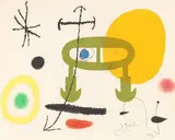 Joan Miró, Je n'ai jamais appris à lire ou les incipit, 1969, Colour etching on wove paper