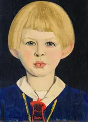 Fritz Stuckenberg, Porträt Hjordis, 1929, Oil