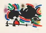 Aus: Joan Miró Lithographe I by Joan Miró, 1972, Lithograph in colours, sold Apr 2010