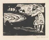 Verzweiflung by Emil Nolde, 1906, Woodcut, sold Apr 2010