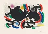 Aus: Joan Miró Lithographe I by Joan Miró, 1972, Lithograph in colours, sold Apr 2010