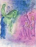 Marc Chagall, Ankunft des Dionysophanes, 1961, Lithograph in colours