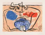 Le Corbusier, Aus: Unité, 1965, Etching and aquatint
